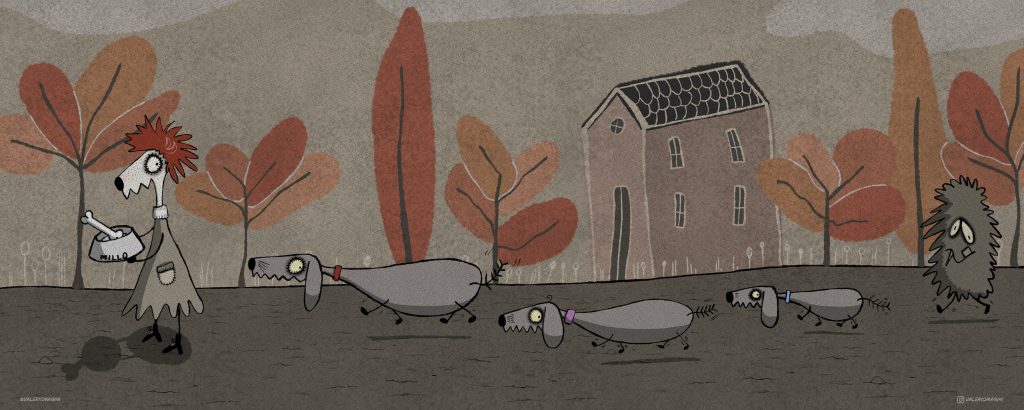 Illustrazione di Valerio Magini - Camillo's family