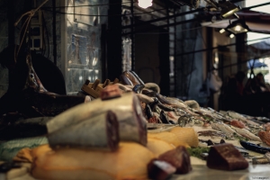 Fragments of a market in Palermo